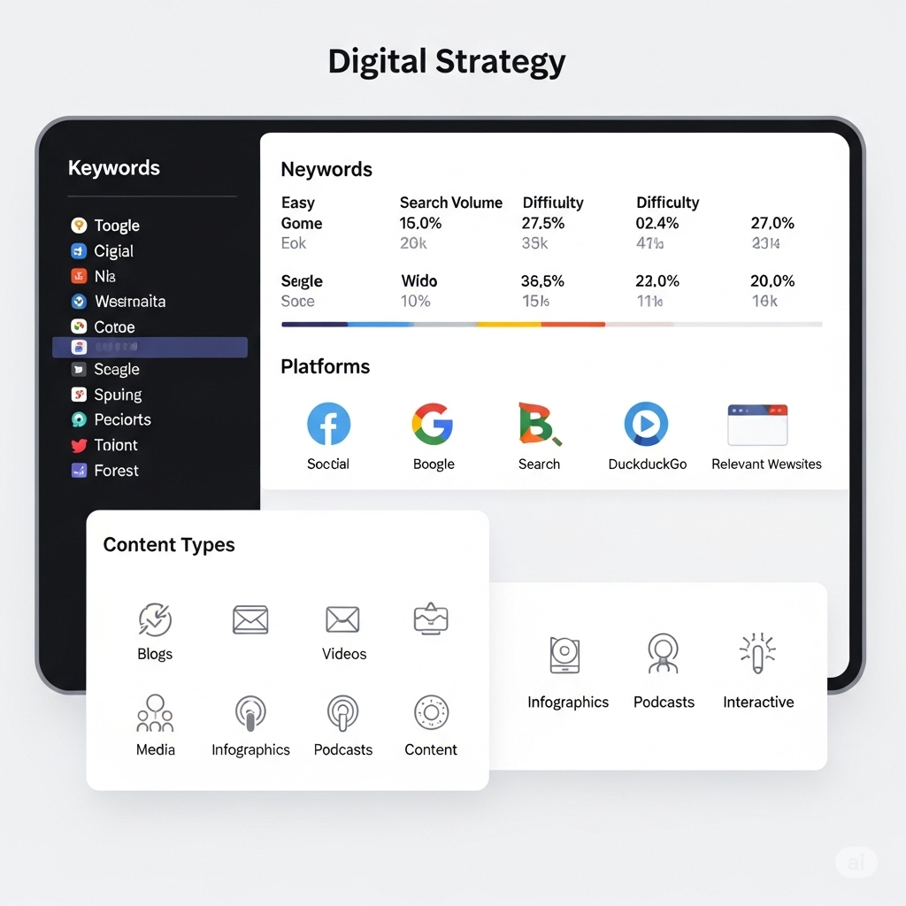 Strategic planning by the best content marketing company in Dehradun