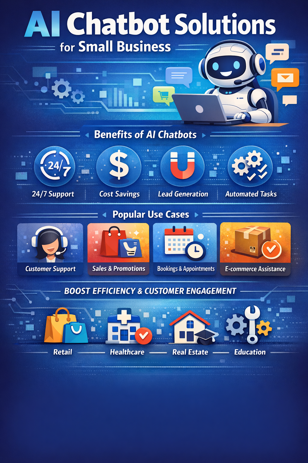 AI chatbot solutions for small business