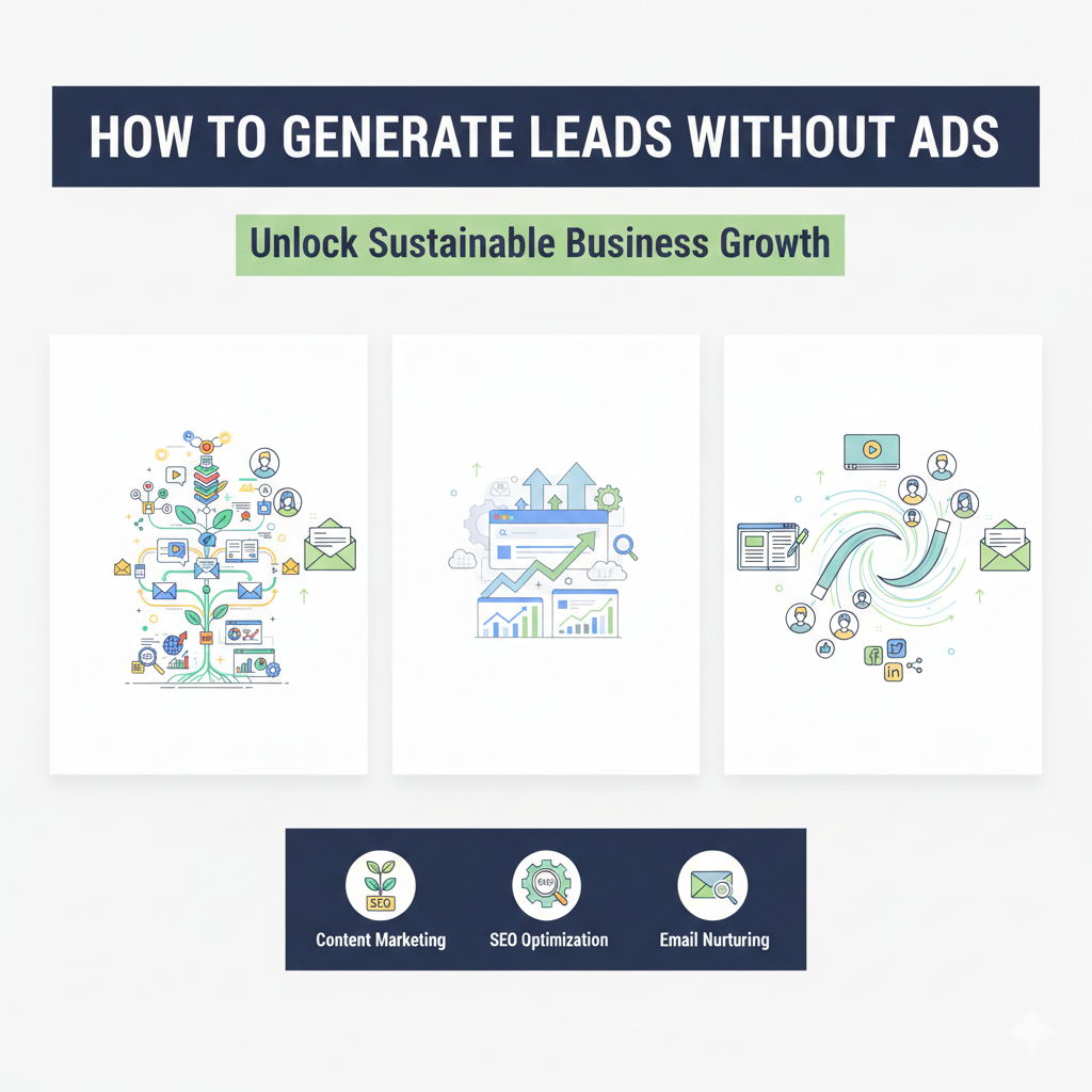 How to generate leads without ads
create image