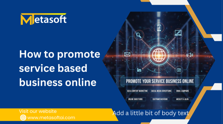 How to promote service based business online