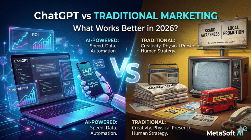 ChatGPT vs Traditional Marketing: What Works Better?
