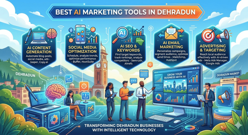 best AI marketing tools in Dehradun