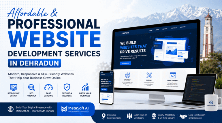 Affordable & Professional Website Development Services in Dehradun